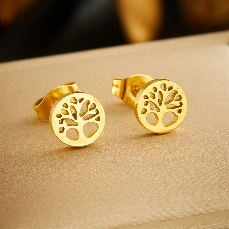 Schmuckset Baum des Lebens Halskette, Armband und Ohrringe