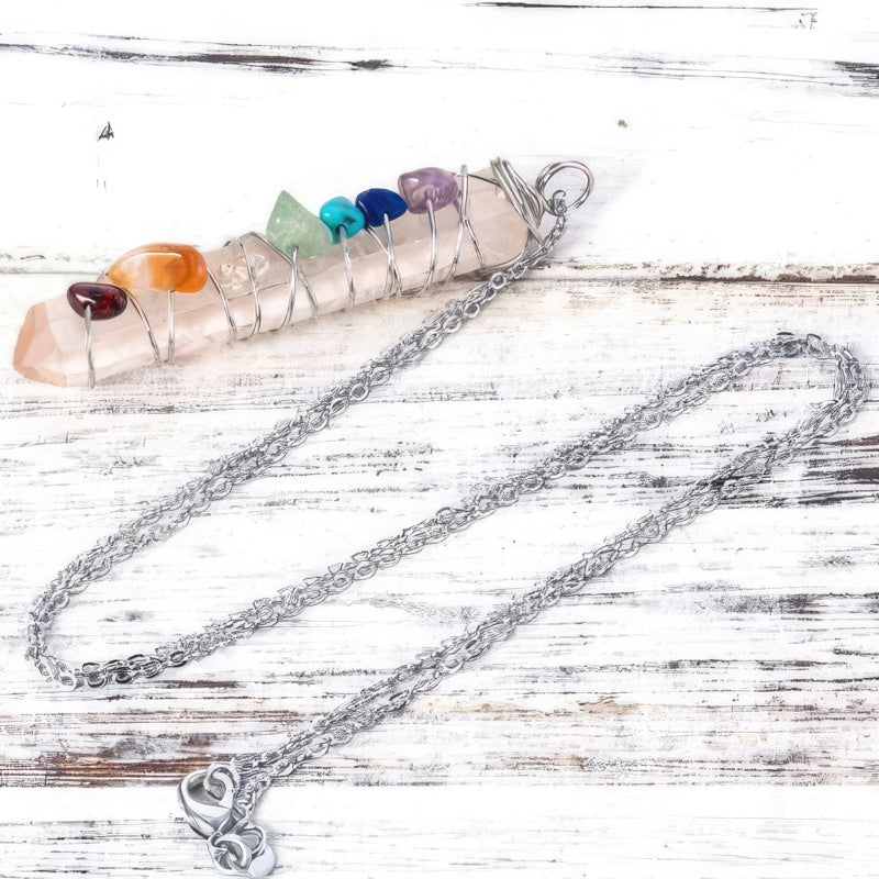 Anhänger 7 Chakren Silber 