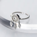 Silberner Traumfänger-Ring