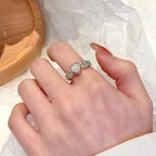 Diamantherzring für Damen