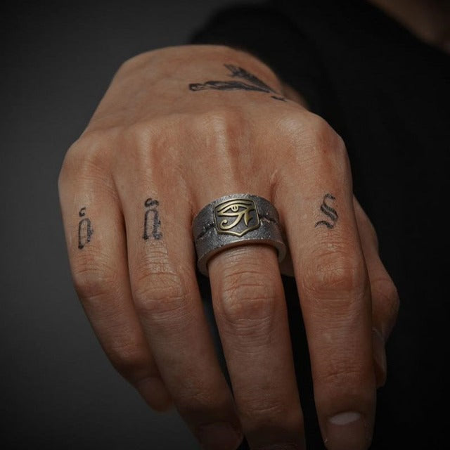 Ägyptischer Ring Horus-Auge