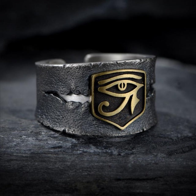 Ägyptischer Ring Horus-Auge