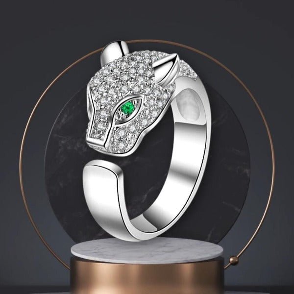 Gepardenring Silber