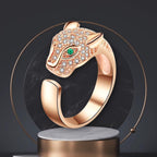 Gepardenring Roségold