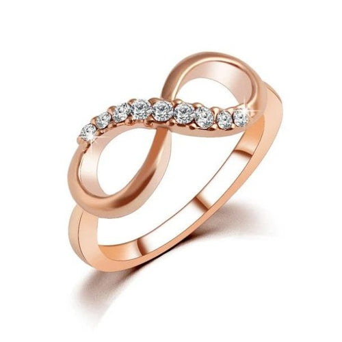 Unendlicher Ring Roségold Damen