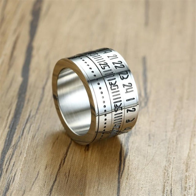 Kabylischer Amazigh-Ring (Herren/Damen) Silberfarbe