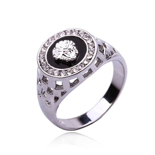 Löwenring Silber