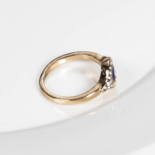 Blauer Auge Ring