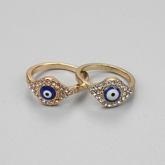 Blauer Auge Ring