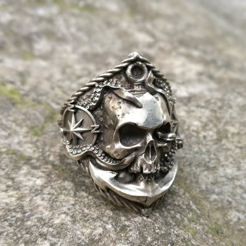 Piratenring Silber