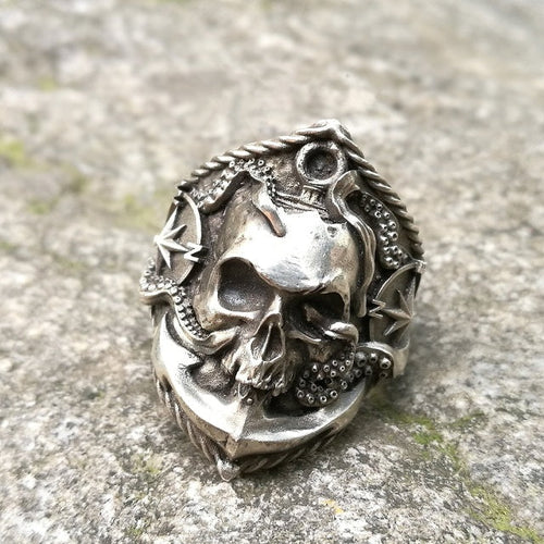 Piratenring Silber