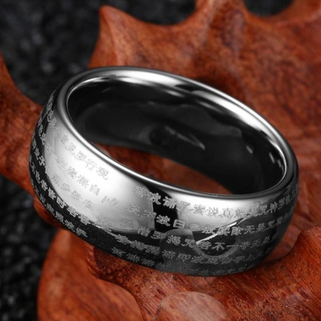 Tibetischer Ring aus Silber