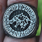 Wikinger-Ring Fenrir-Wolf