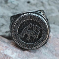 Wikinger-Ring Fenrir-Wolf