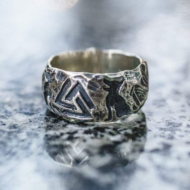 Wikinger-Ring Valknut