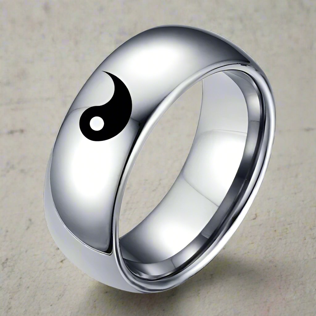 Yin Yang Silberring