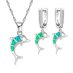 Schmuck Grün Delfin