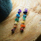 Ohrring 7 Chakren Damen