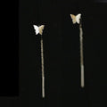 Schmetterling-Ohrring Gold