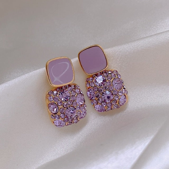 Amethyst Hängende Ohrringe für Damen