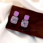 Amethyst Hängende Ohrringe für Damen