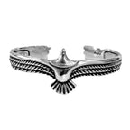 Adlerarmband für Herren und Damen in Silber