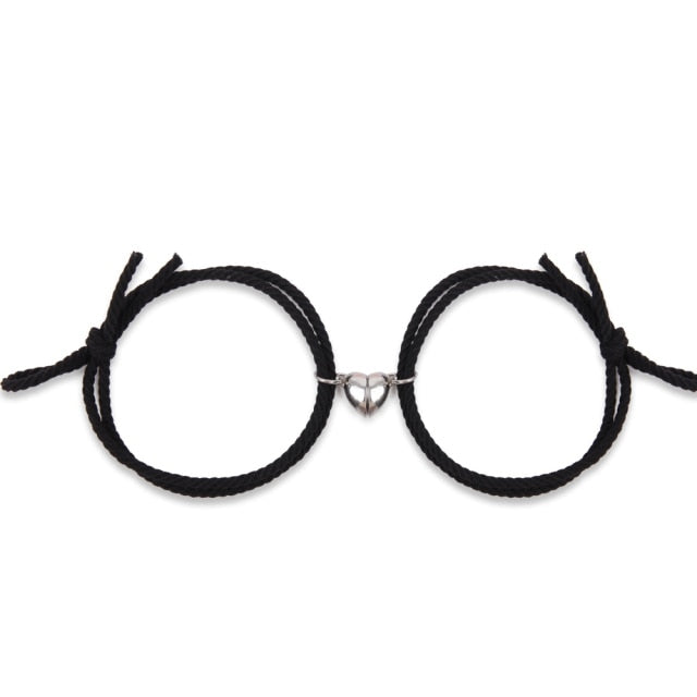 Magnetarmband Paar schwarz und schwarz