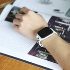 Apple Watch Sportarmband weiß