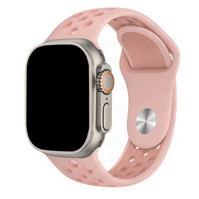Apple Watch Sportarmband rosa