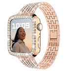 Apple Watch Diamant Armband für Damen in Roségold