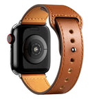 Apple Watch Armband aus braunem Leder