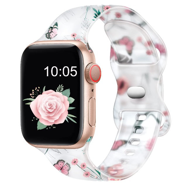 Apple Watch Armband Damen Blumenmuster