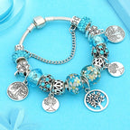 Silber Lebensbaum Armband für Damen