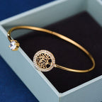 Lebensbaum Armband Gold - Silber - Kupfer gold