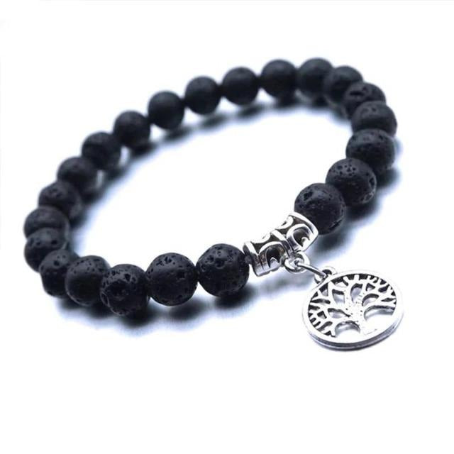 Schwarzes Lebensbaum-Armband