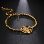 Metatron Gourmette Armband Gold