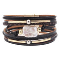 Boho-Chic Armband schwarz