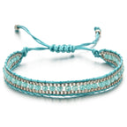 Ethnisches Chic-Armband Türkis