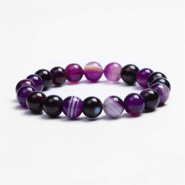 Mala Armband Amethyst Herren