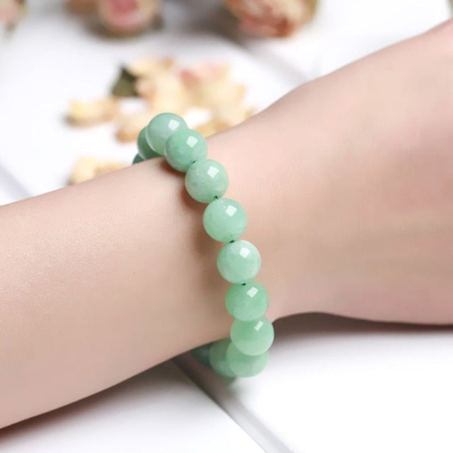 Jade-Stein-Armband