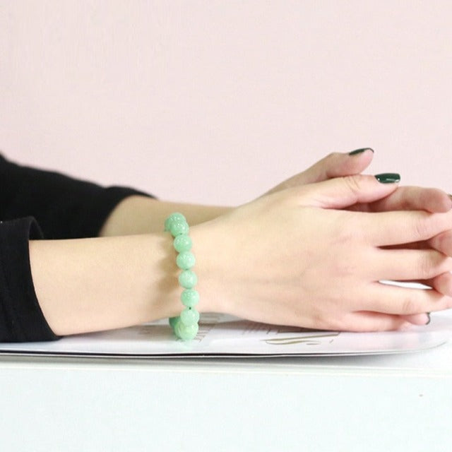 Jade-Stein-Armband