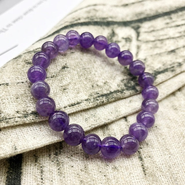 Armband aus natürlichem Amethyststein