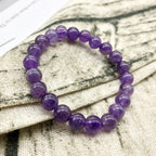 Armband aus natürlichem Amethyststein