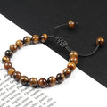 Armband Tigerauge Gourmette
