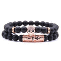 Armband Totenkopf Damen Roségold