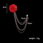 Rosenblume Anstecknadel 