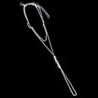 Fußkette aus Gold und Silber für Damen Silber