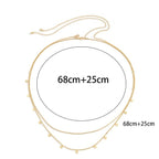 Bauchkette für Damen Gold & Silber