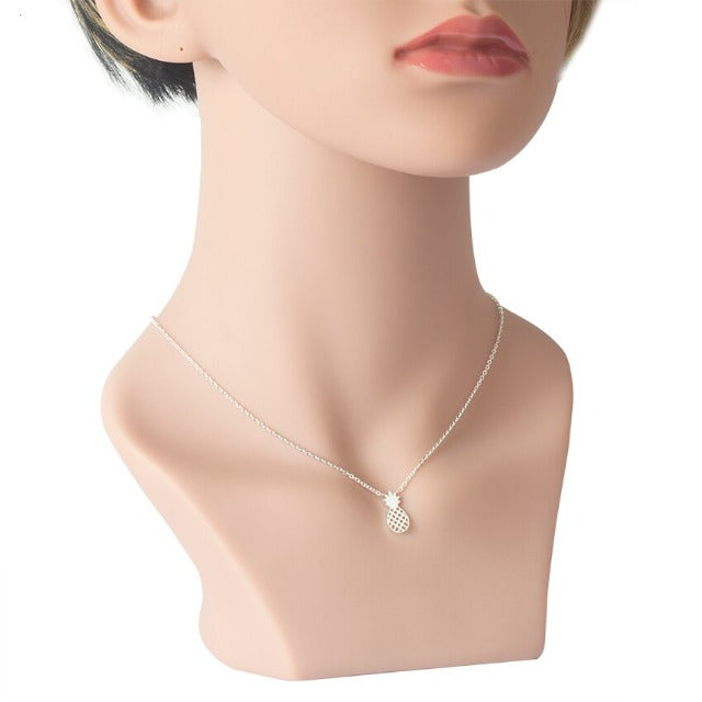 Ananas Halskette Gold & Silber für Damen 