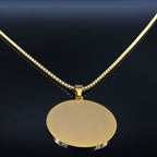 Halskette mit Schutz-Talisman Silber & Gold